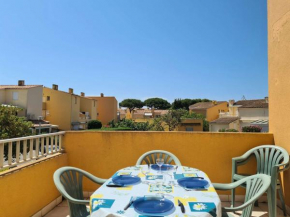 Appartement T3 mezzanine avec terrasse, parking privé, à 400m de la plage - Cap d'Agde - FR-1-249-399